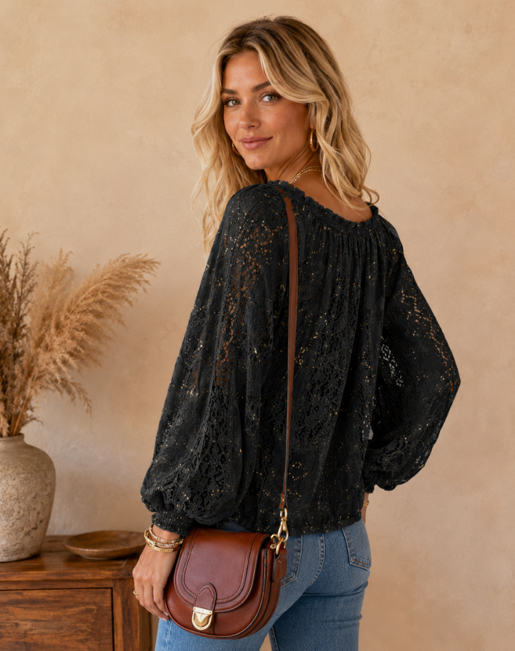Lace Bohemian Blouse