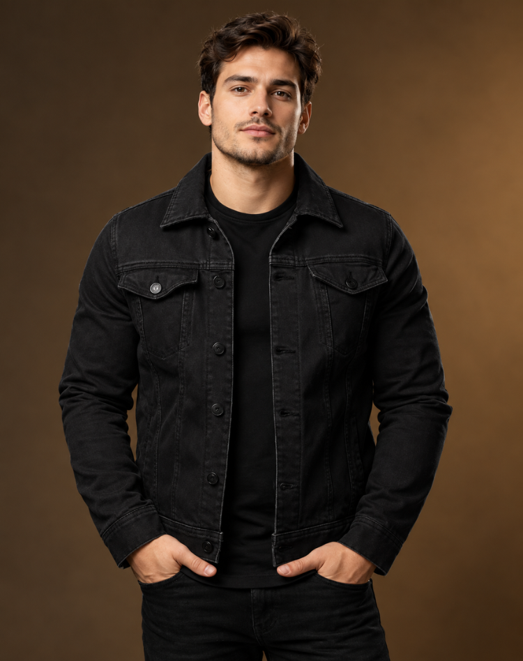 Men's Corduroy Jacket with Structured Fit and Modern Style