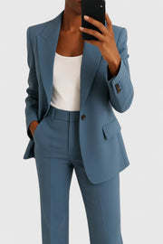 Sleek Two-Piece Suit Set
