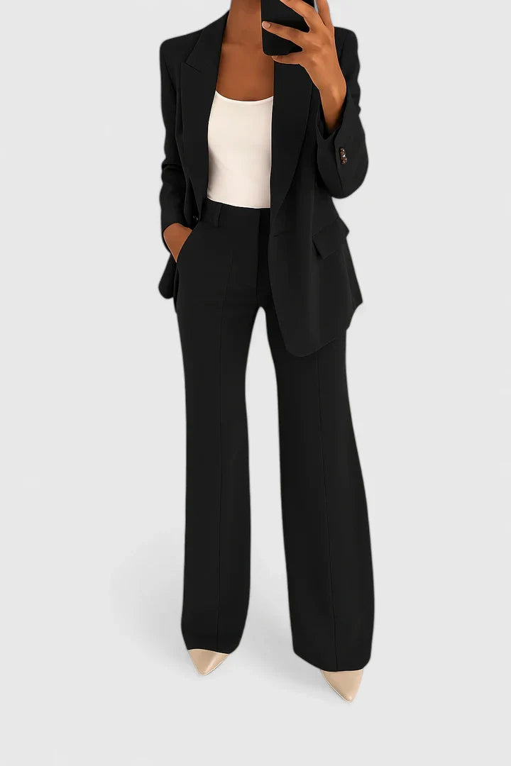 Sleek Two-Piece Suit Set