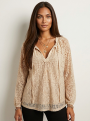 Lace Bohemian Blouse
