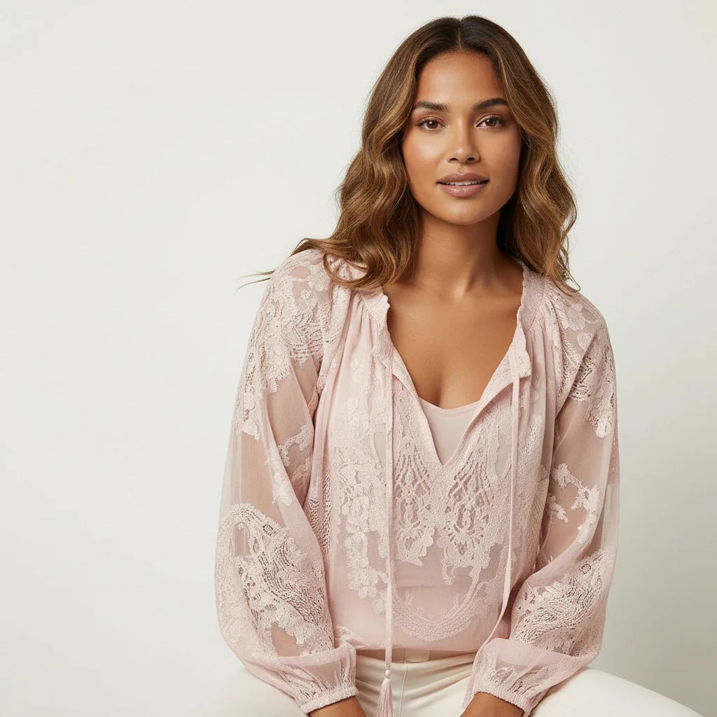 Lace Bohemian Blouse