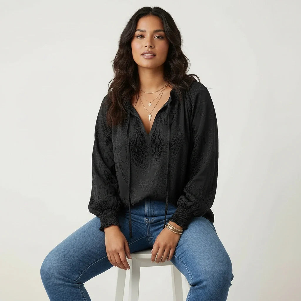 Lace Bohemian Blouse