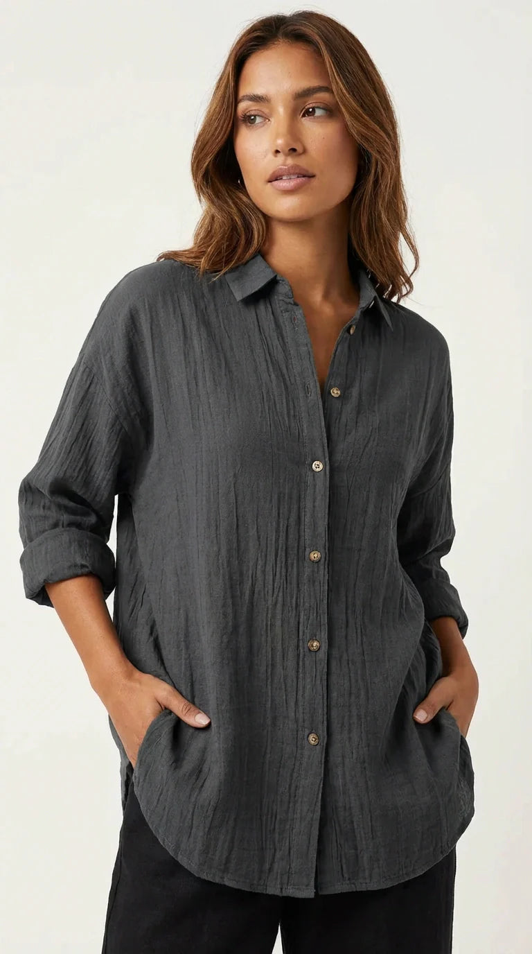 Button-Up Long Sleeve Shirt