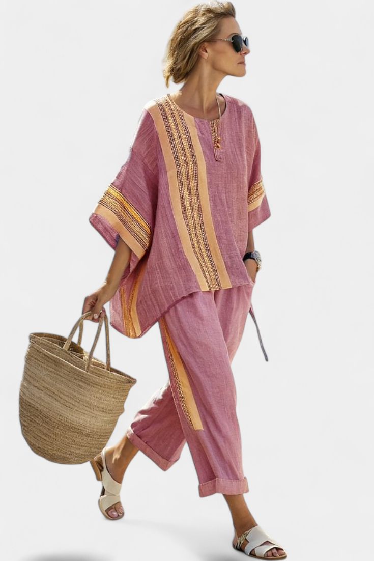 Lightweight Lavender Linen Set
