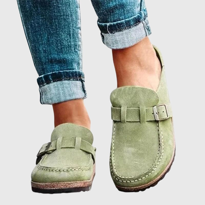 Orthopedic Slip-On Clogs with Buckle