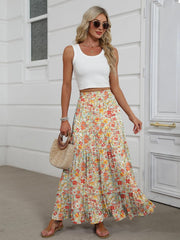 Airy High Waist Maxi Skirt