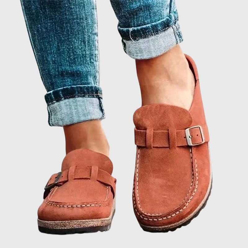 Orthopedic Slip-On Clogs with Buckle