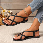 Women's Sandals – Braided Straps – Casual Wear for Women