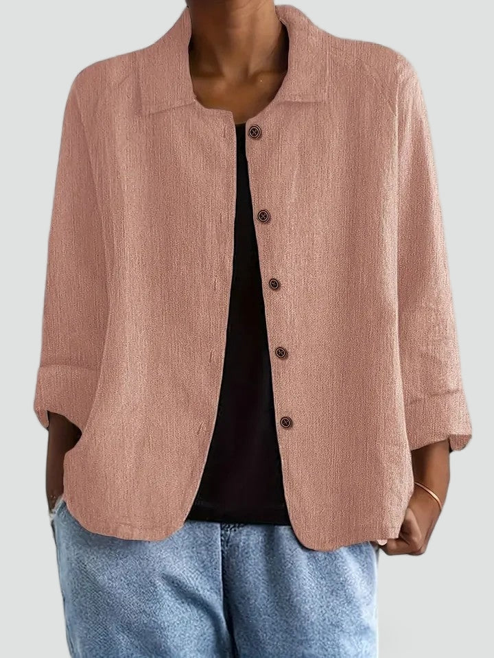 buttoned-3-4-sleeve-jacket-1