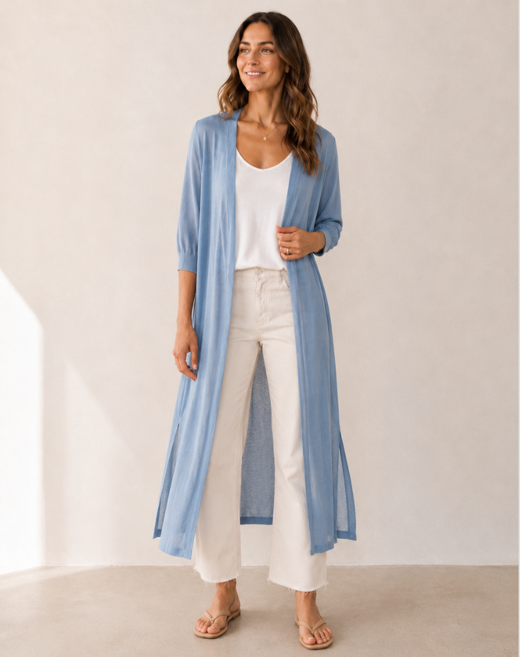 Women's Cardigan – Soft Knit – Best Summer Cardigan for Open Back Style
