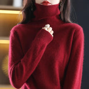 Cashmere Turtleneck Sweater for Women's Warmth and Comfort