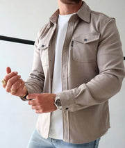 Casual Button-Up Shirt Jacket Style Smart Outfits