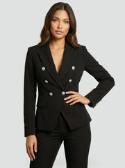 Double-Breasted Blazer Suit Set