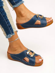 Double-Buckle Cushioned Slides
