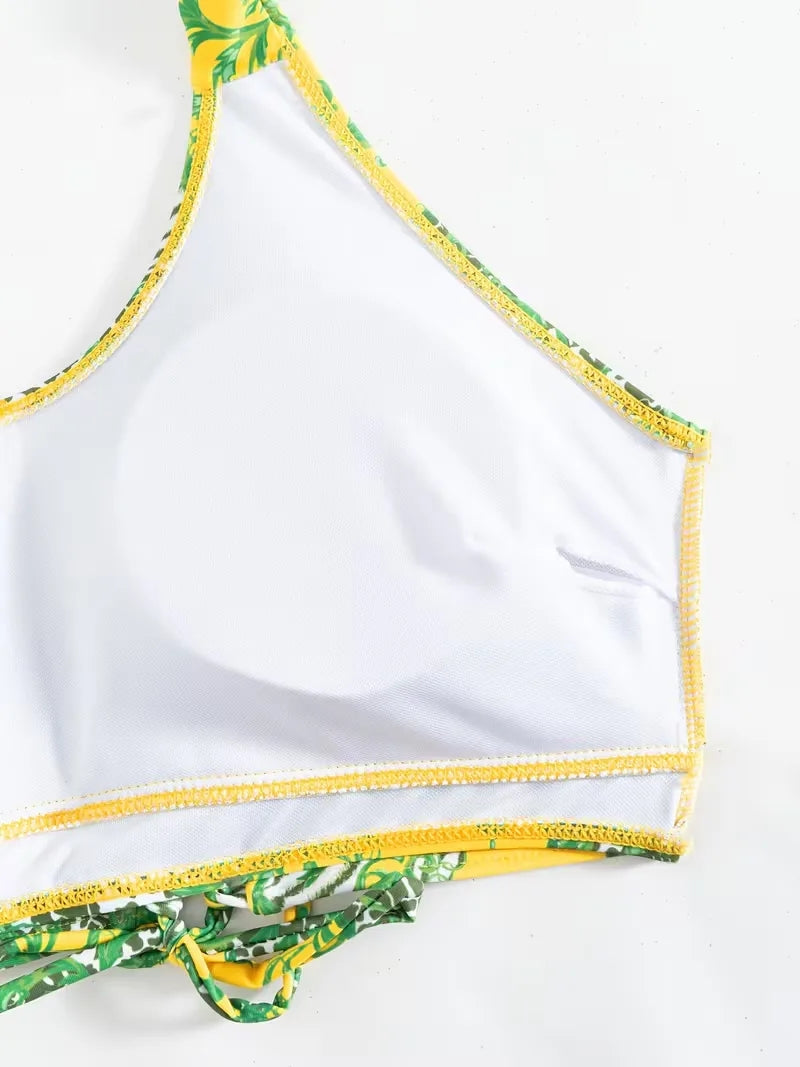 Cover-up met halternek en shorts