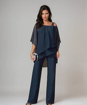 Layered Two-Piece Set Relaxed Fit Casual Wear Breathable Lightweight