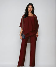 Layered Two-Piece Set Relaxed Fit Casual Wear Breathable Lightweight