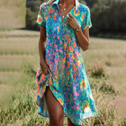 Lightweight A-Line Summer Dress Casual Wear Wedding Guest