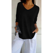 Lightweight V-Neck Knit Top for Summer Women’s Cute Tops Collection