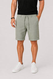 Linen Drawstring Shorts
