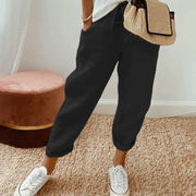 Women's Linen Trousers – Relaxed Fit – Casual Wear
