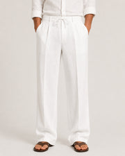 Linen Drawstring Trousers