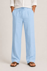 Linen Drawstring Trousers