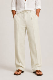 Linen Drawstring Trousers