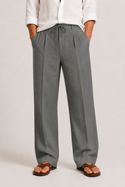 Linen Drawstring Trousers