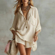 Women's Linen Matching Set – Cotton Comfort – Summer Wear