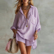 Women's Linen Matching Set – Cotton Comfort – Summer Wear