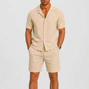 Linen Short Sleeve Set