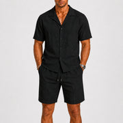 Linen Short Sleeve Set