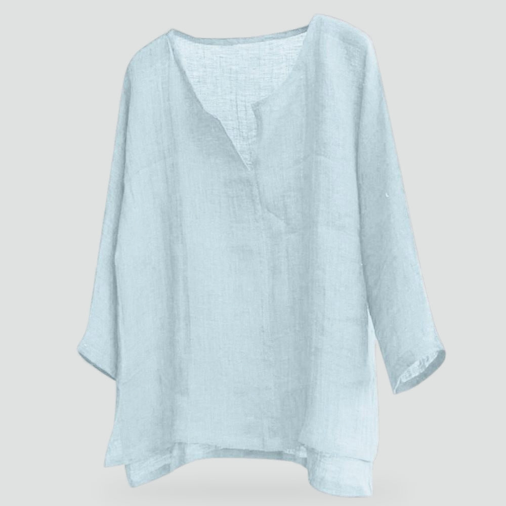 linen-v-neck-blouse-4