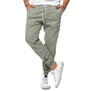 Men's Jogger Pants with Adjustable Waist for Casual Comfort