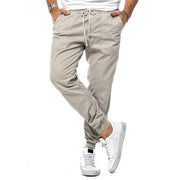 Men's Jogger Pants with Adjustable Waist for Casual Comfort