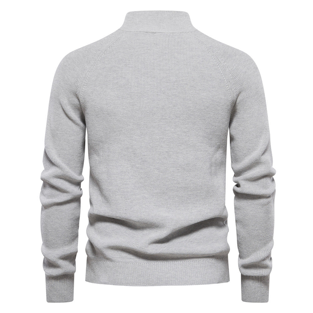 Half-Zip Trui Heren | Ademend Warm & Zacht Draaggevoel