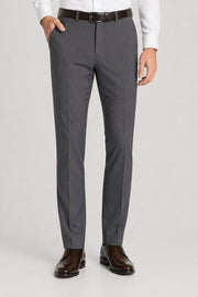 Men's Stretch Trousers with Elastic Waistband for Comfortable Fit