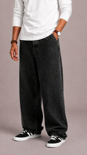 Men's Wide Leg Jeans for a Loose Fit and Comfortable Style