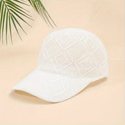 Mesh Crochet Baseball Cap Style Casual Wear
