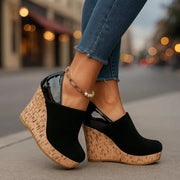 Platform Wedge Ankle Booties Casual Wear Comfortable Style