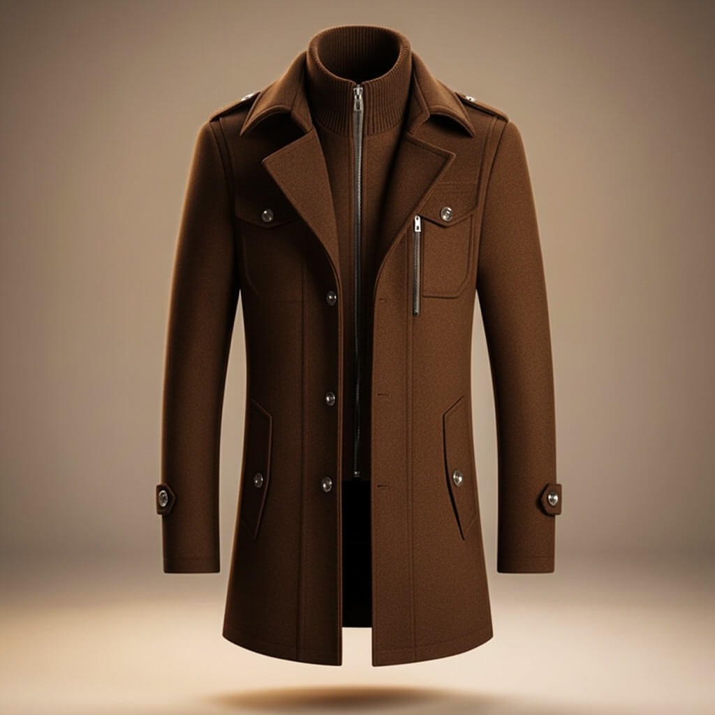 Marco Legacy Virgin Wool Coat - York Miller