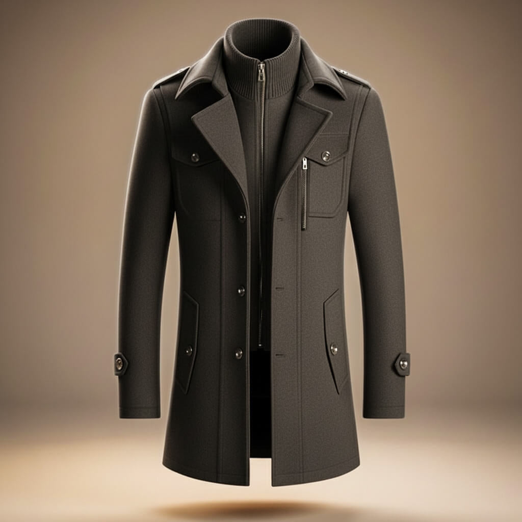 Marco Legacy Virgin Wool Coat - York Miller