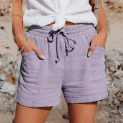 Relaxed Cotton Summer Shorts Comfortable Wear Days Breathable Beach