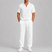 Relaxed Linen Shirt and Pants Set