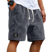 Relaxed Waffle Knit Shorts