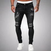 Men's Skinny Fit Denim Jeans with Comfortable Stretch Fabric