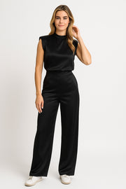 Sleeveless Wide-Leg Jumpsuit Casual Wear