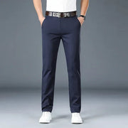 Slim-Fit Men's Trousers with Stretch for Stylish Wedding Guest Outfits
